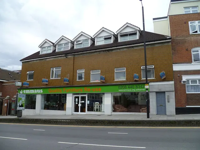 Emmaus charity shop High Street, Chipping Barnet