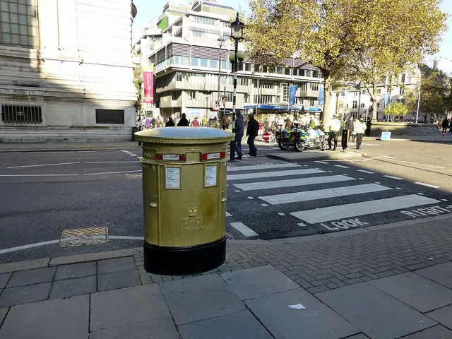 Gold Pillar Box Tothill Street London - geograph.org.uk - 3222011
